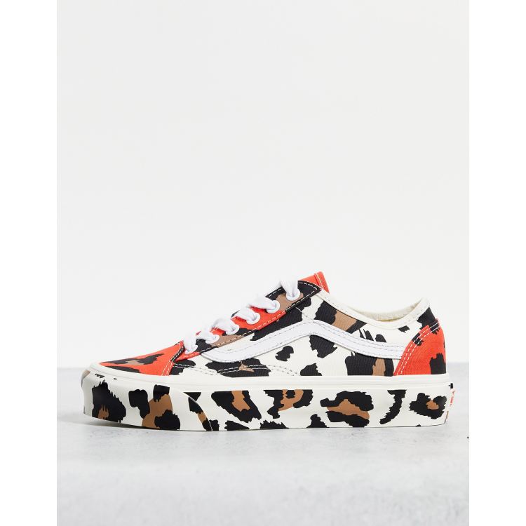 Camo best sale vans orange