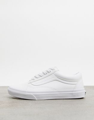 off white leather vans
