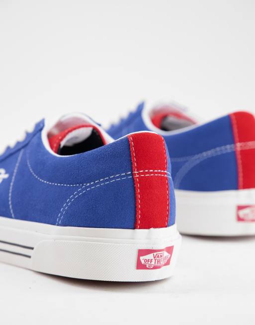 Vans blu store e rosse