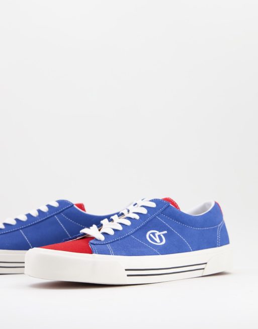 Vans UA Sid DX sneakers in blue and red