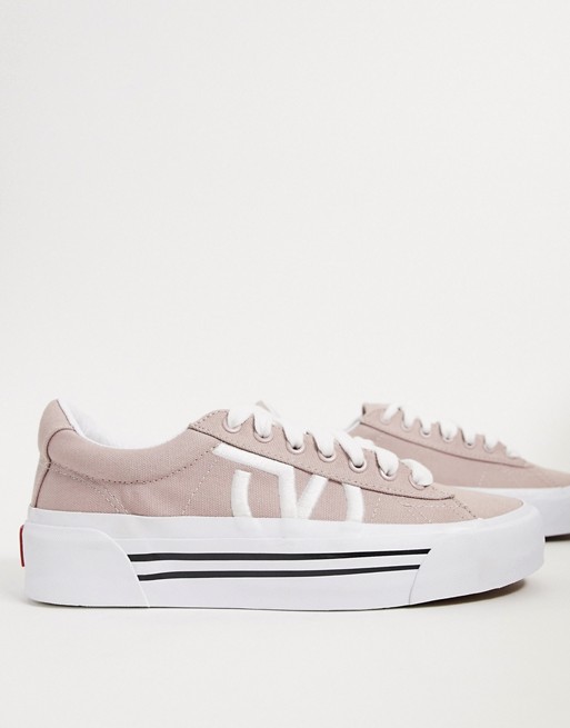 Vans UA Sid NI canvas trainers in shadow gray & white