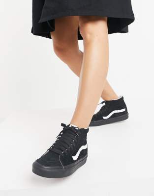 vans noir daim