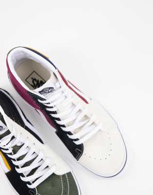 vans haute multicolore