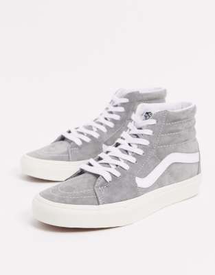 vans montante gris