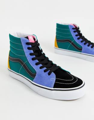 vans montante multicolore