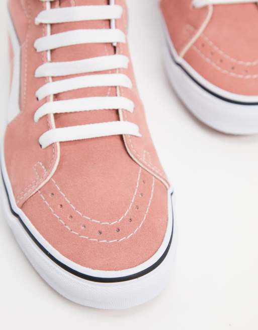 Vans montante clearance rose