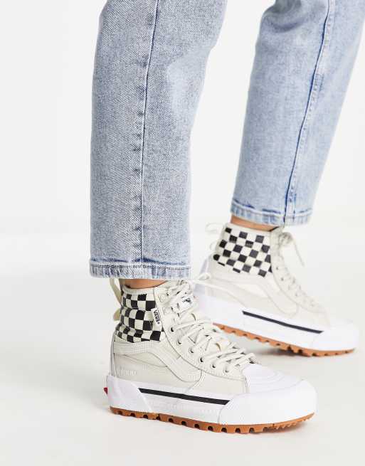 Vans Sk8 Hi Gore Tex MTE Shoes (checkerboard/true White/black