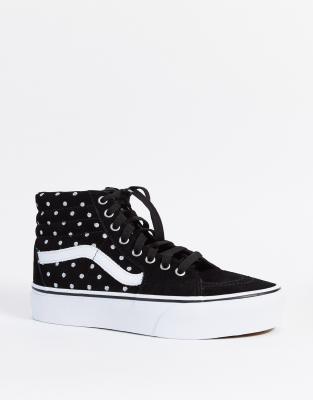 platform polka dot vans