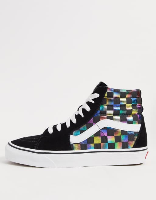 Met andere woorden Ongedaan maken genezen Vans - UA SK8-Hi - Sneakers met zwart/witte blokjes | ASOS