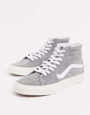 Vans UA Sk8-Hi suede sneakers in gray 