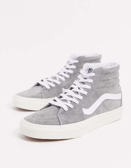 Vans sk8 hi store grey suede