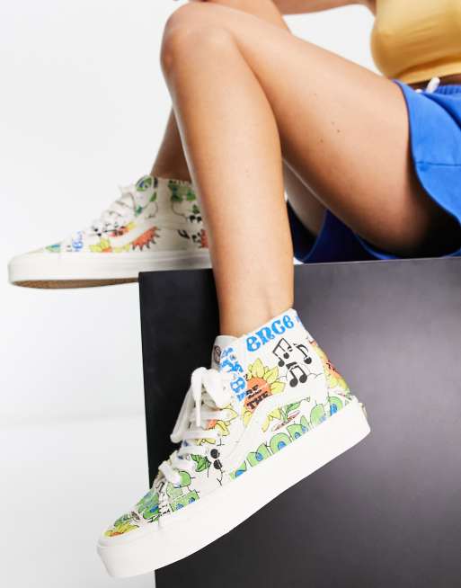 Vans - UA SK8-Hi - Tapered Theory - Sneakers in wit 