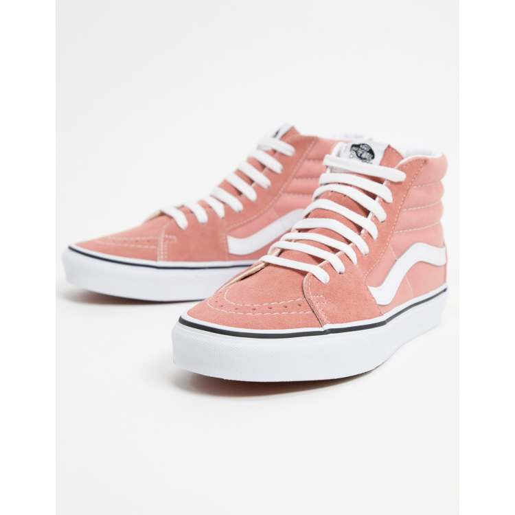 Vans UA Sk8 Hi trainers in pink