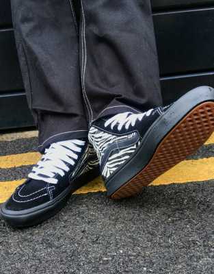 vans sk8 hi zebra