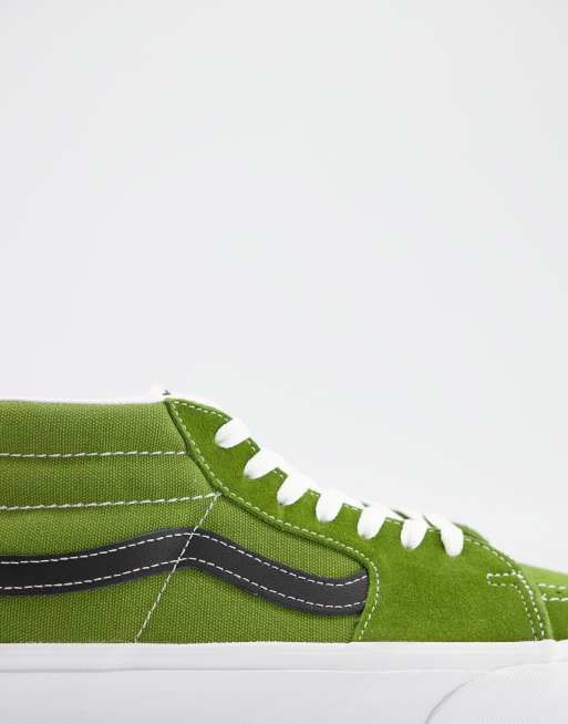 Vans sk8 mid online green