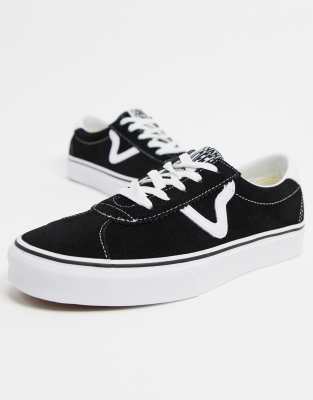 vans sport trainers black