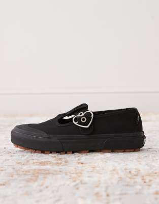 Vans UA Style 93 Mary Jane sneakers in triple black | ASOS