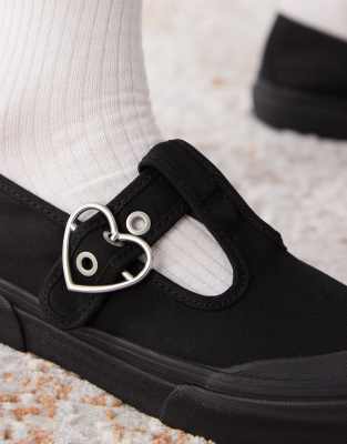 Vans UA Style 93 Mary Jane sneakers in triple black | ASOS