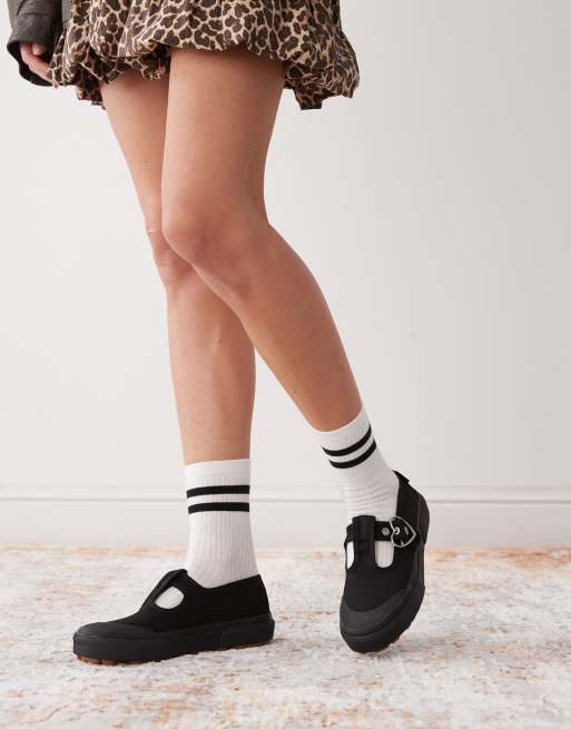 Vans UA Style 93 Mary Jane sneakers in triple black | ASOS