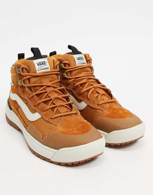 Vans Ultrarange Exo Hi Mte Sneakers In Tan Asos