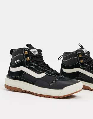 vans ultrarange hi mte black