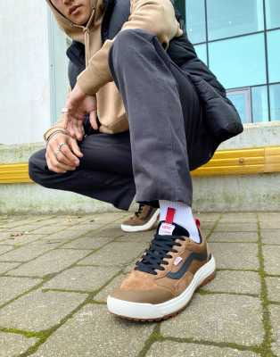 vans ultrarange hi mte brown