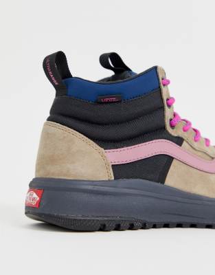 vans ultrarange trainers in colour block