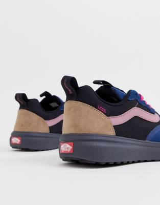 vans ultrarange trainers in colour block