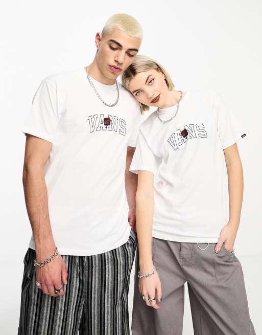 Vans Unisex – 66 Champs – Biały T-shirt