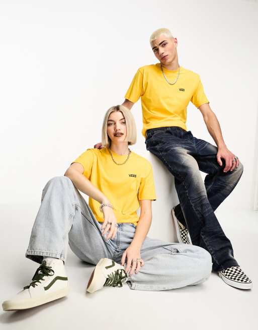 Mustard yellow hot sale vans shirt