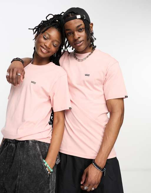 Rouse Donation Salme Vans unisex Left Chest Logo T-shirt in pink | ASOS