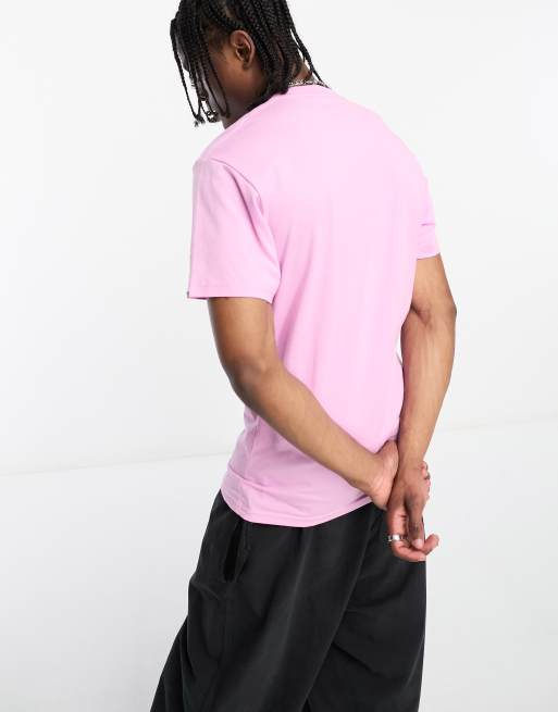 Vans - Unisex - Lyserød t-shirt med logo på venstre side af brystet, 2 af 4