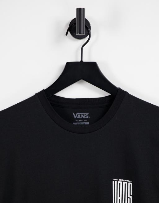 Vans unisex Stretched back print t-shirt in black | ASOS