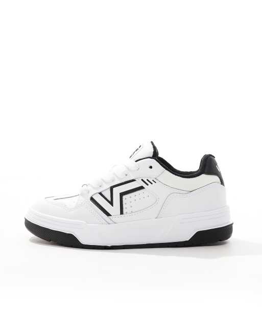 Vans - Upland - Baskets chunky en cuir - Blanc et noir, 2 de 5