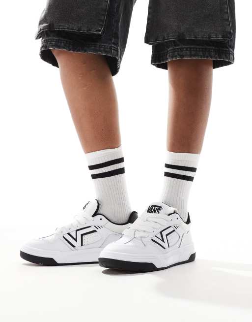 Vans - Upland - Baskets chunky en cuir - Blanc et noir, 3 de 5