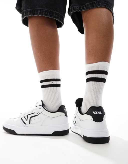 Vans - Upland - Baskets chunky en cuir - Blanc et noir, 5 de 5