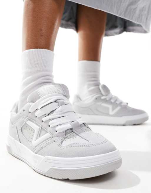 Vans - Upland - Baskets chunky en daim - Gris, 5 de 5