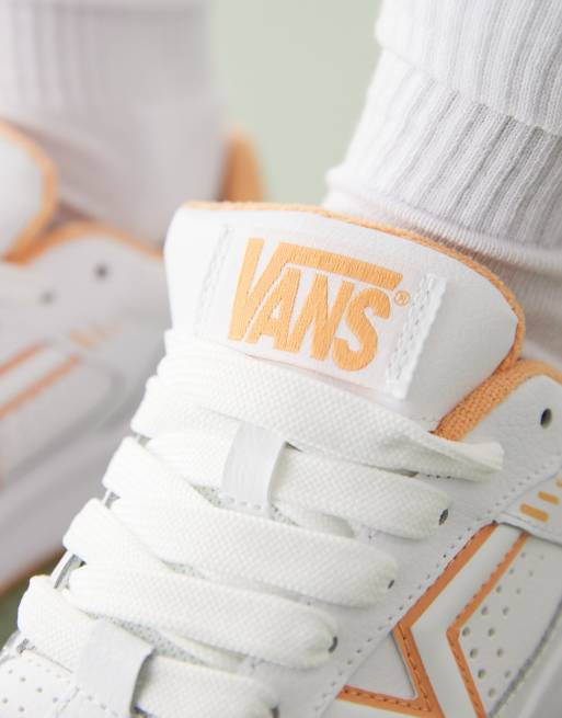 Orange womens vans clearance