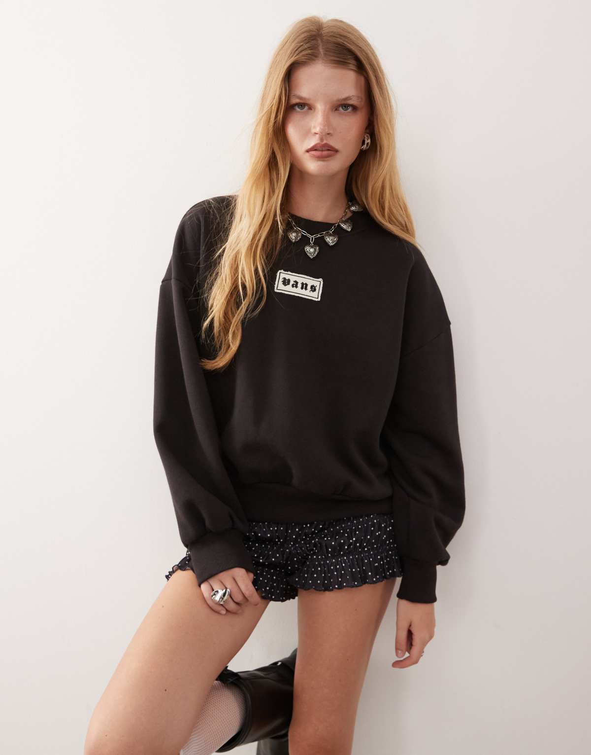 Vans Upworn retro crew neck in black