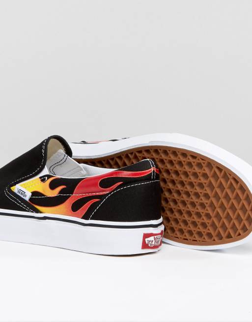 vans nere fiamma vans nere fiamma