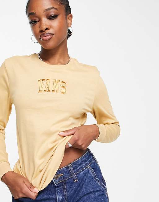 Vans t shop shirt womens gold