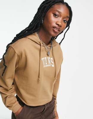 Vans - Varsity - Oversize-Fleece-Pullover in Braun, exklusiv bei ASOS