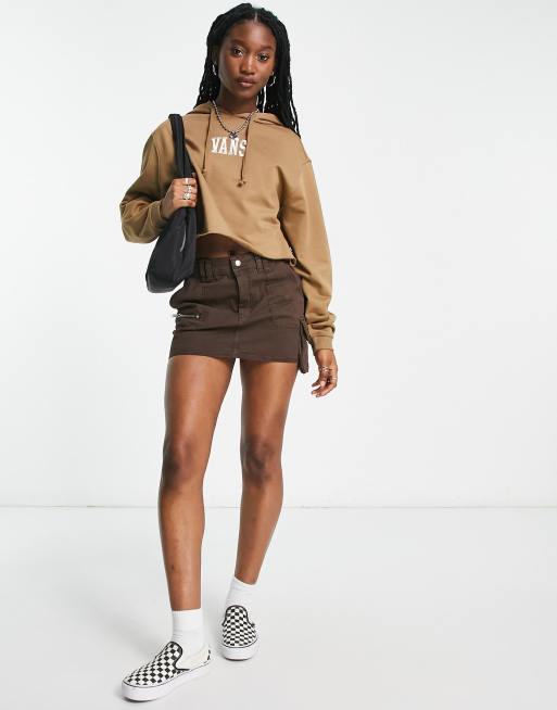 Long khaki 2024 skirts vans