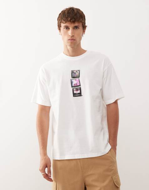 Vans - Vee - T-shirt in wit - view 1