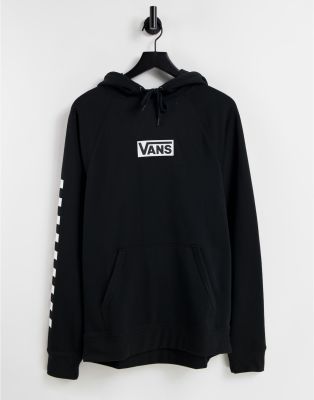 Vans overhead checkerboard sleeve on sale hoodie