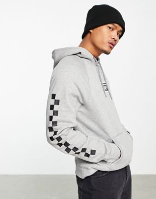 Vans versa standard hoodie with central logo in grey - ASOS Price Checker