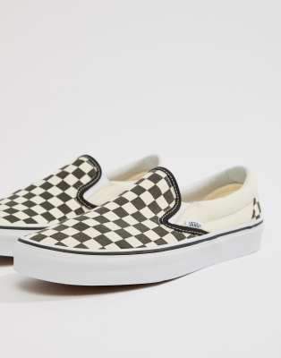 vans lacets damier