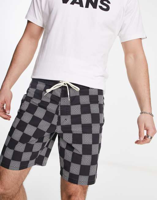 Checkered vans and shorts hotsell