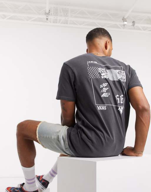 Vans Vintage V66 t shirt in black ASOS