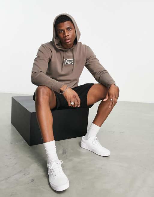 Vans hoodie deals olive